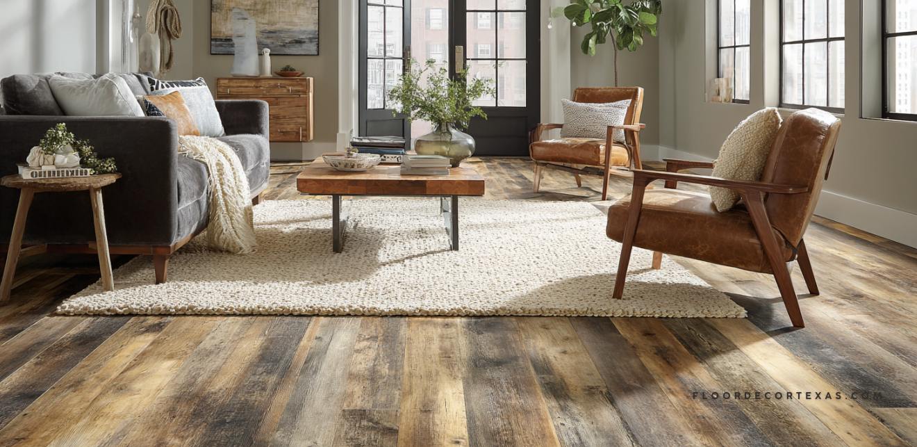 Room with washable rugs