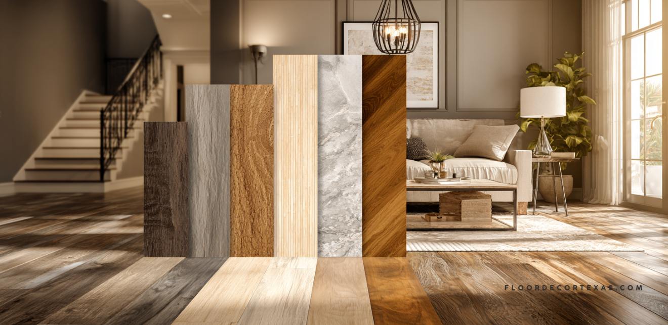 Flooring materials in Texas homes