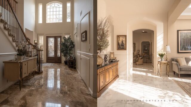 Granite vs Marble Flooring: A Texas Homeowner Guide