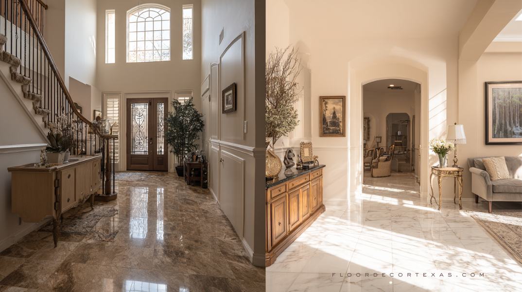 Granite vs Marble Flooring in Texas Homes: The Ultimate Guide for Suburban Families