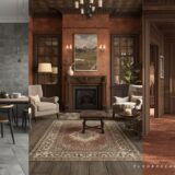 Matching floor tile colors