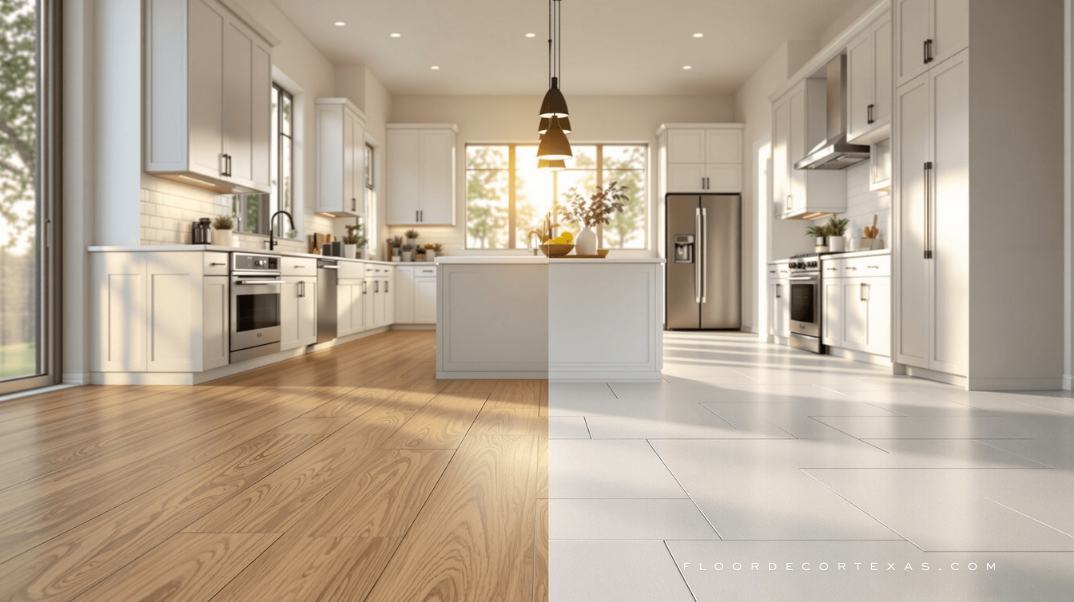 Vinyl vs Tile for a Texas Kitchen (with 3 Teens & a $60k Budget)