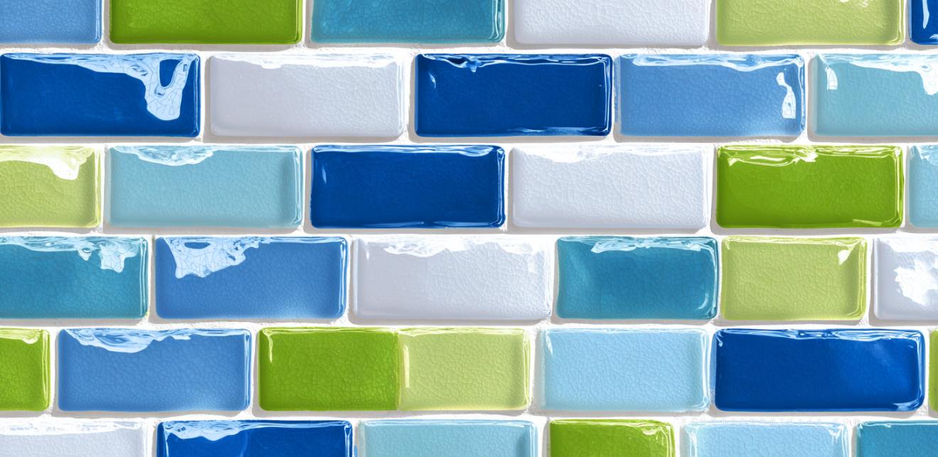 glass tile flooring diagram